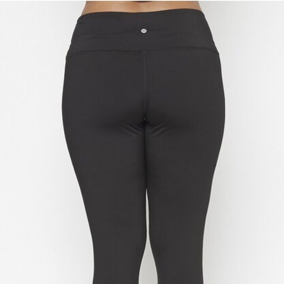 NEW XXL/1X Size Black Athletic Leggings - Picture 3 of 10